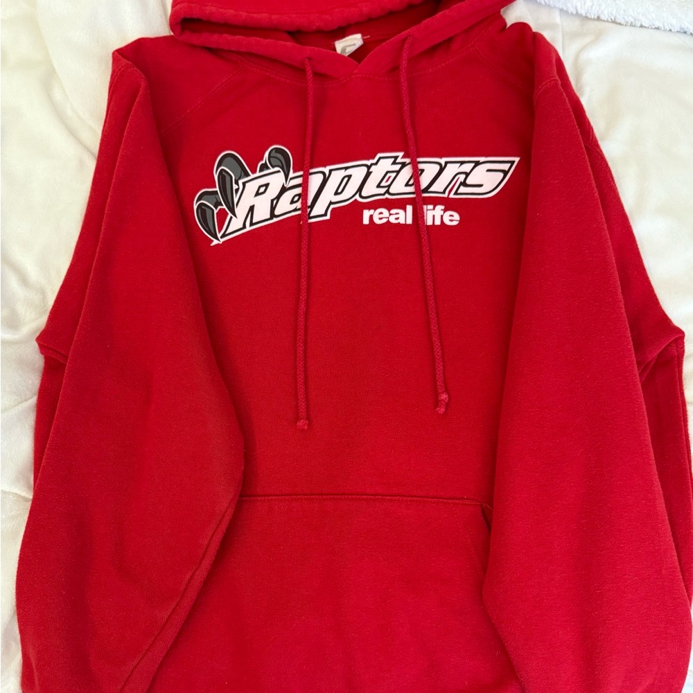 Raptors Red hoodie